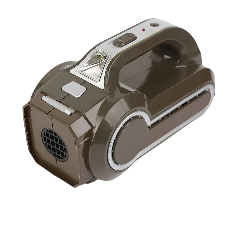 Multifunctional Car Vacuum Cleaner 12V 120W, Wet & Dry Vacuum Cleaner & Air CompressorTire Inflator LED Lights, Car Accessories