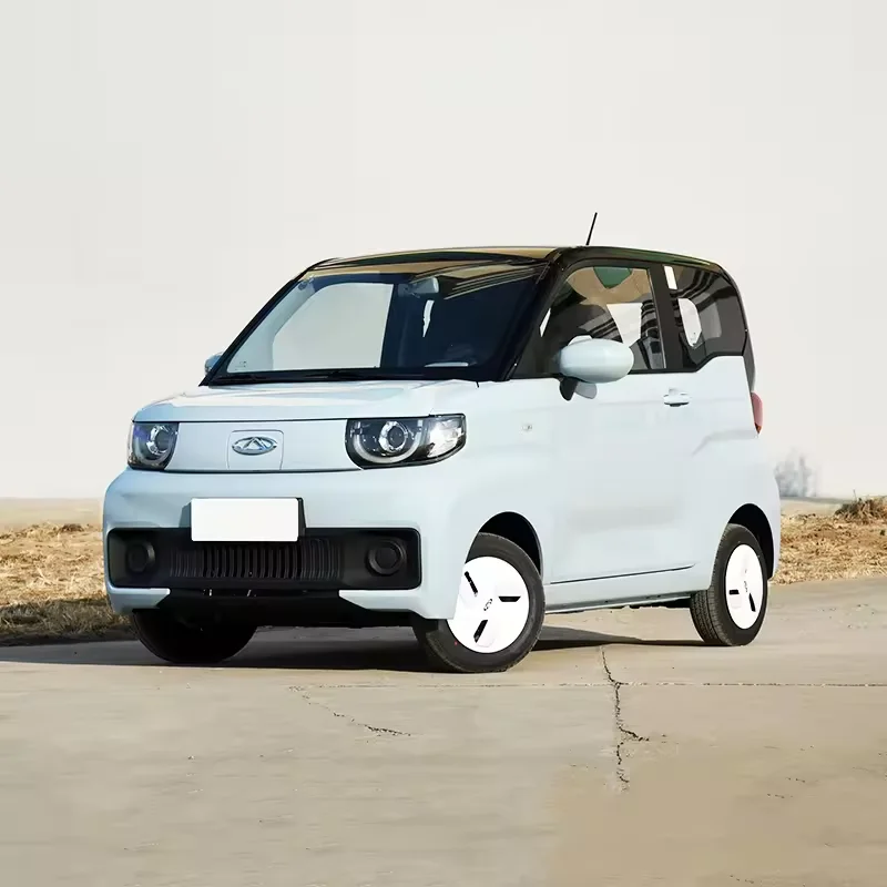 in Stock Chery QQ Ice Cream Ev Electric Vehicle 120km Range Left Hand Drive New Energy Car Made in China