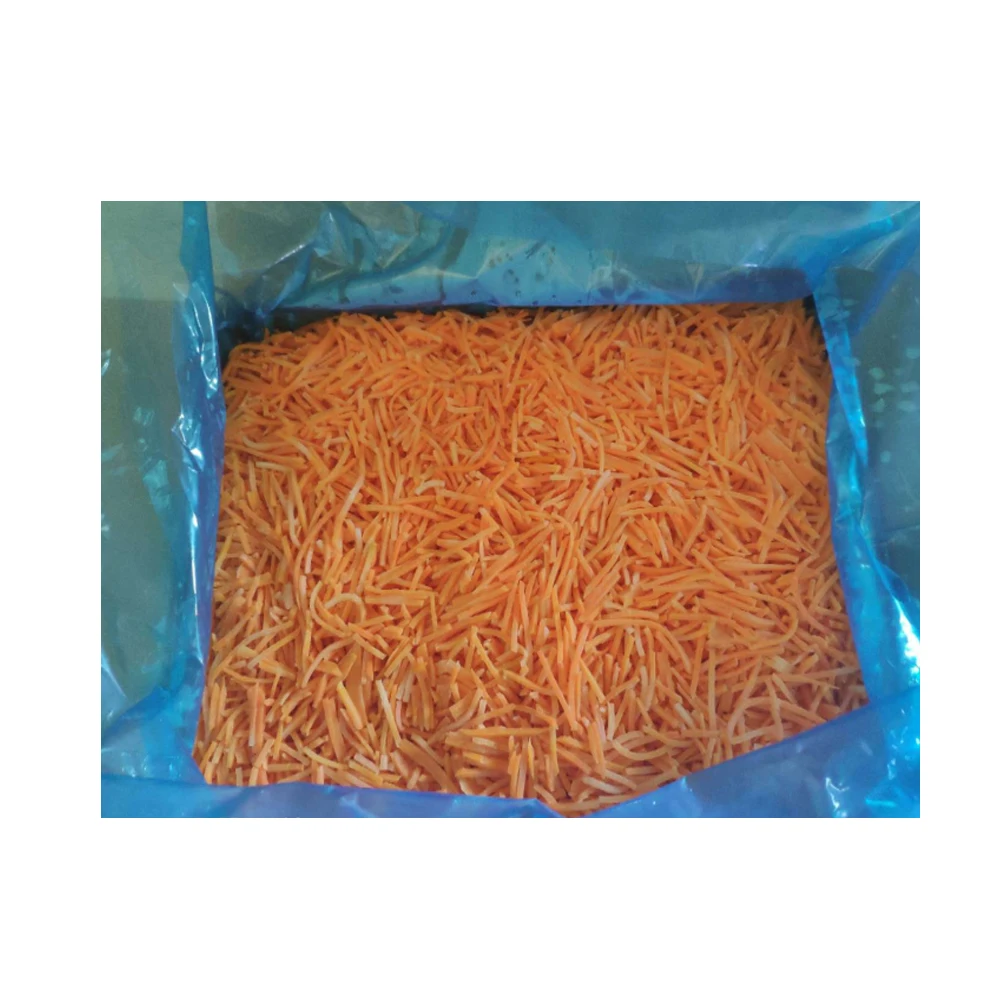 IQF Natural Freezing Vegetables Frozen Blanched Slice Cut Carrot