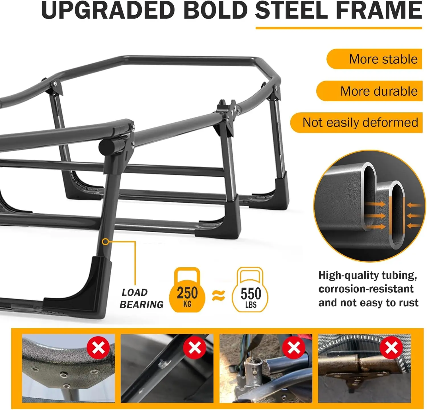 Folding Camping Cot for Adults 5-Position Folding Chaise Lounge Chair Canvas Folding Cot for Indoor Outdoor