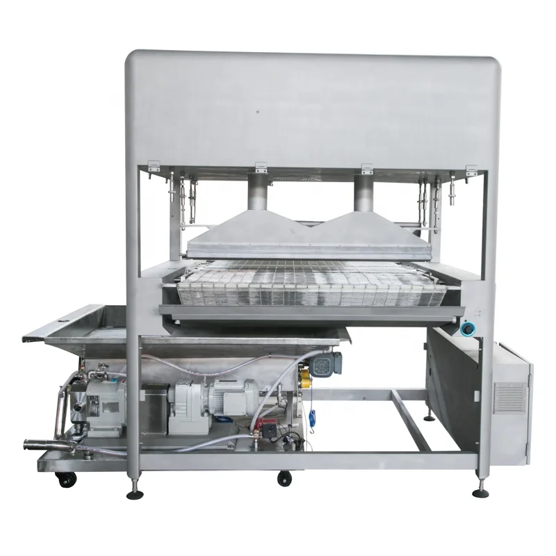 1000MM Automatic Chocolate Enrober With Chocolate Cooling Tunnel