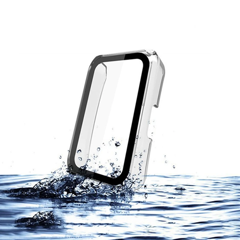 Full Protective PC Glass Screen Protector Cover For Huawei Band 7 Watch Fit Mini Honor Band 6 Protective Case