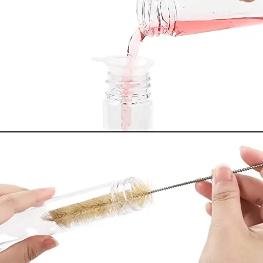 12*75mm Round Bottom Plastic Test Tube Sample Tubes with Screw Lab