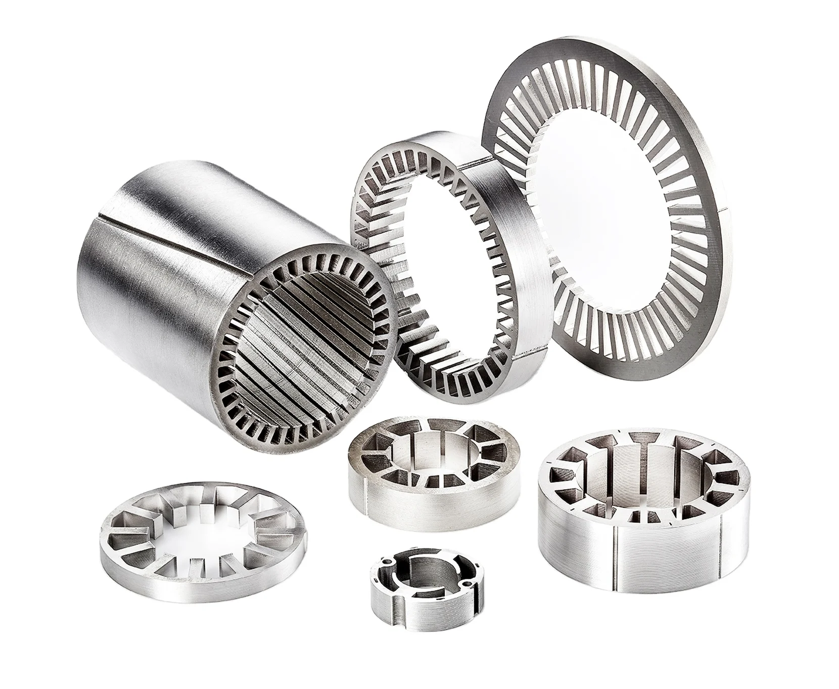 AC motor stator and rotor silicon steel sheet customized motor accessories