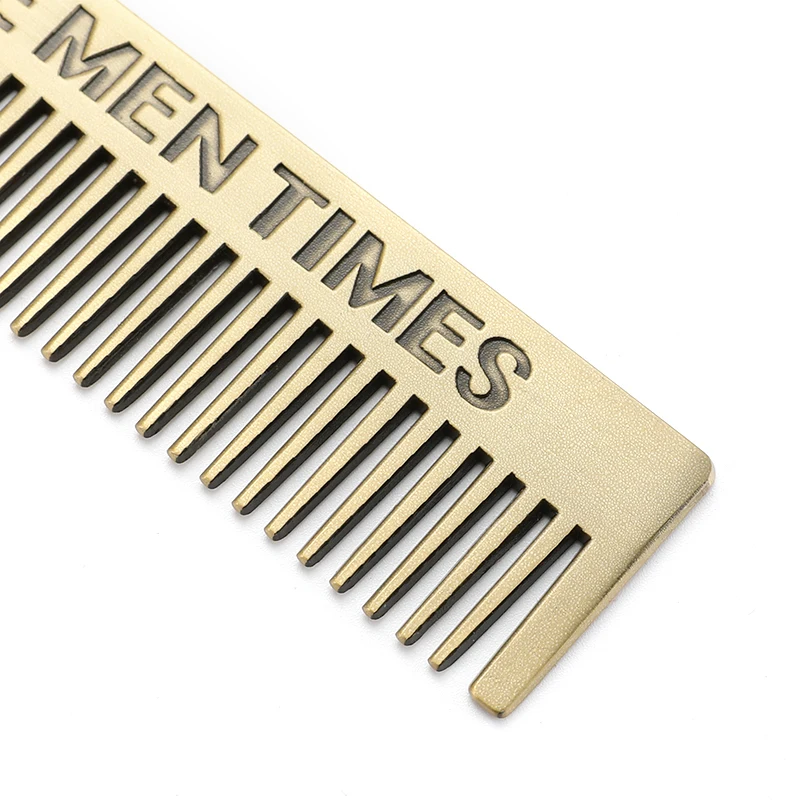 Individuality beard zinc alloy comb beard shaping tool for man