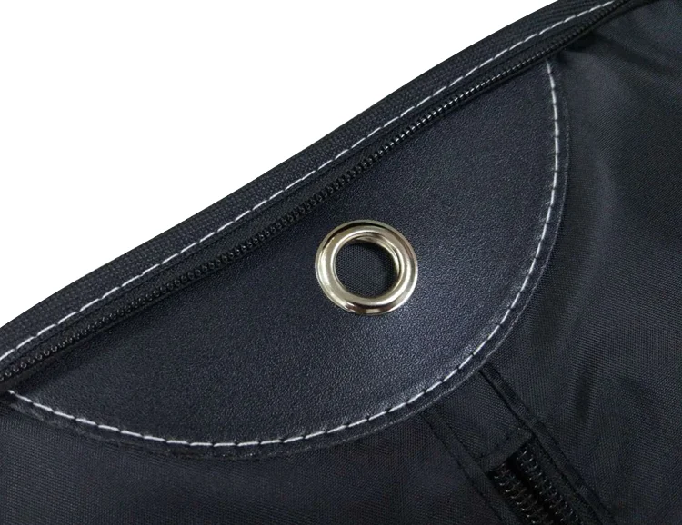 Складная прочная сумка для костюма с логотипом на заказ, Высококачественная нейлоновая сумка из искусственной кожи в стиле пэчворк для одежды с наружными кожаными ручками на молнии