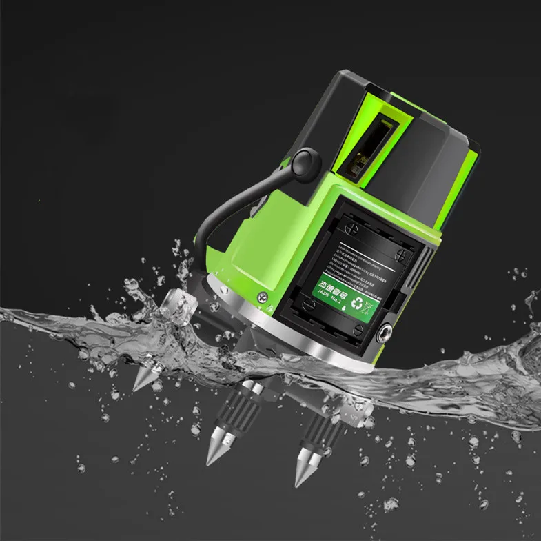 Green laser beam laser cross 2/3/5 lines self leveling auto rotary construction nivel laser level 360 degree machine tool