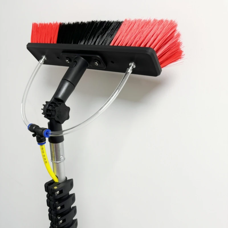 12ft-36ft solar penal washing window cleaning equipment telescopic aluminum water fed poles