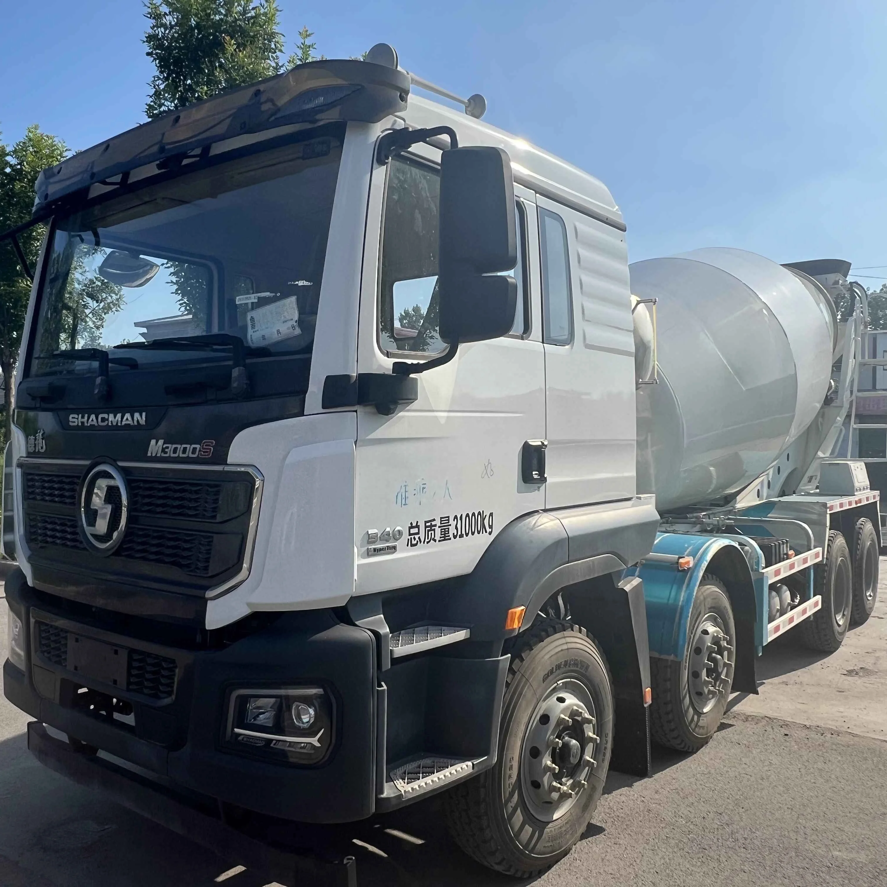 Used 2022 Shacman M3000s 8X4 12 Wheels 12 Cubic Mixing Concrete Cement Mixer Truck