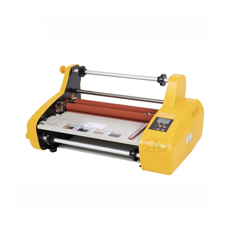 Hot sale FM3810 Desktop roll to roll laminator Fm380 hot roll laminator
