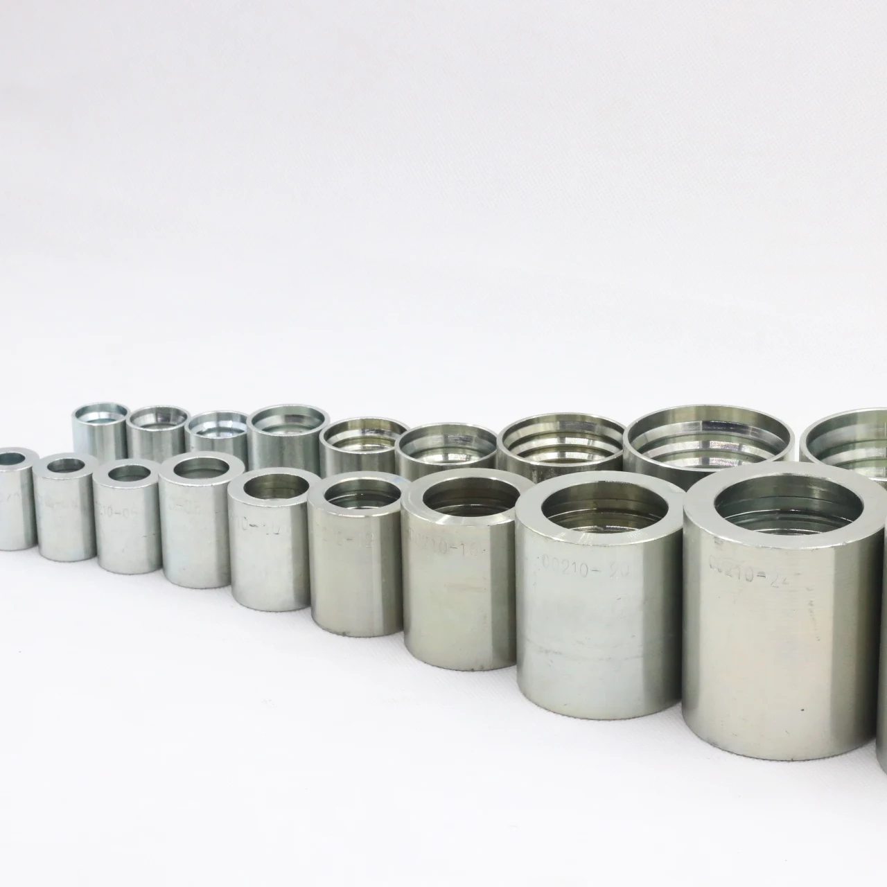 High Quality 00110-A Series Carbon Steel Hydraulics Hoses Ferrules Zinc Plated  R1 1SN Hoses Threaded Cap Construction Air