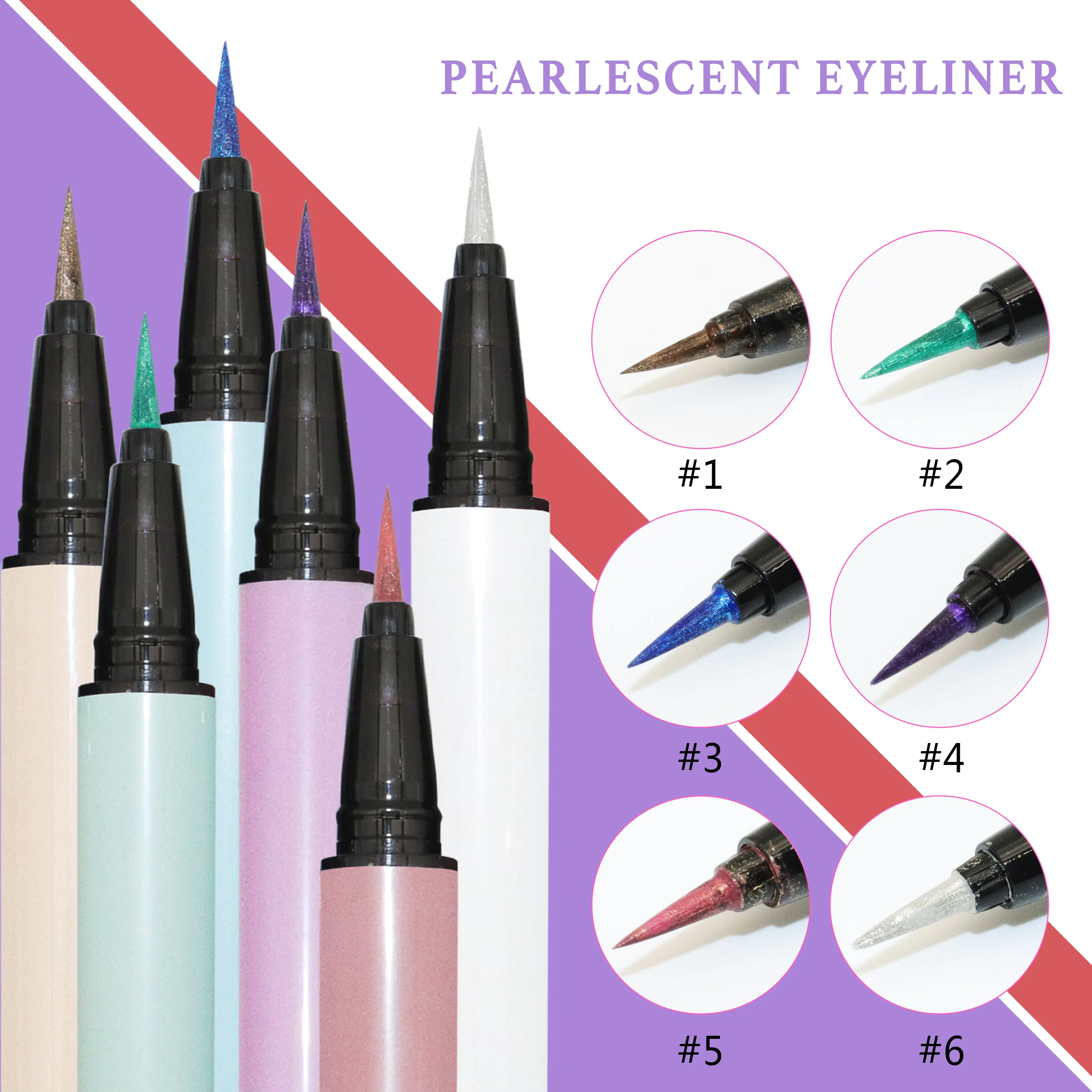 Long Lasting Eye Liner Private Label Shimmer Eyeliner Wholesale