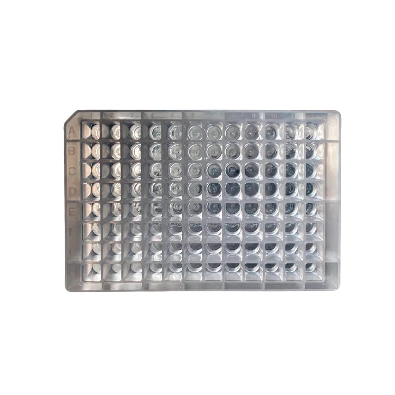 Factory Price PCR Testing Consumables Shallow Well Plate 96 Well PCR Plate  1 ml