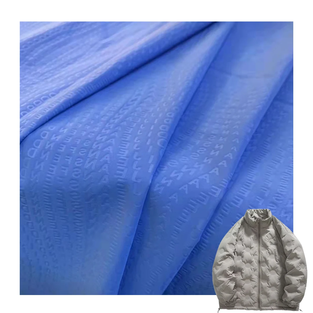 Factory price pongee 100% Polyester 190T Taffeta Waterproof Embossed Fabric Pocket Lining Fabric