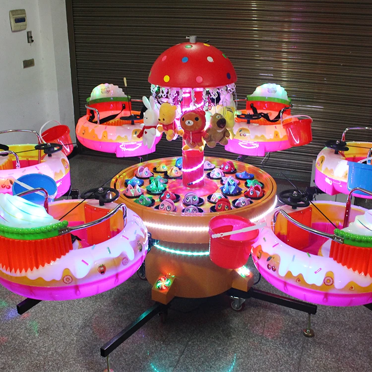 2024 new kids airplane merry go round carousel for amusement park children garden toys  Fishing Machine