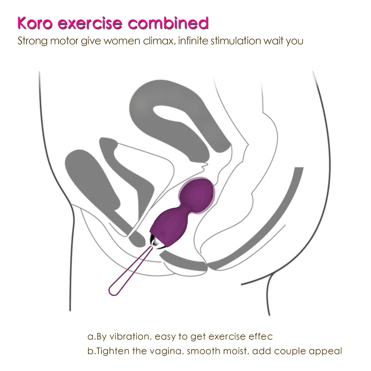 Y Love New Design USB Rechargeable 2 Motors Remote Control Vibrator Plus Vagina G Spot Vibrating Love Egg Kegel Ball Sex Toys