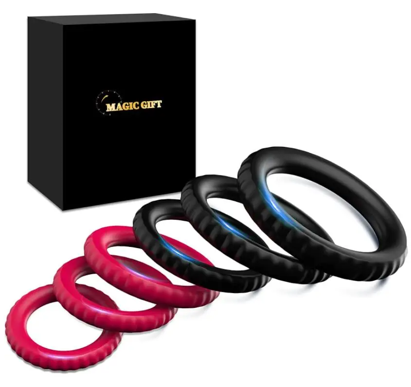 Silikon Penisring Set 6 Hochwertige Cockringe Penisringe Fur Eine Hartere Und Langere Erektion Sexspielzeug Fur Manner Paare%