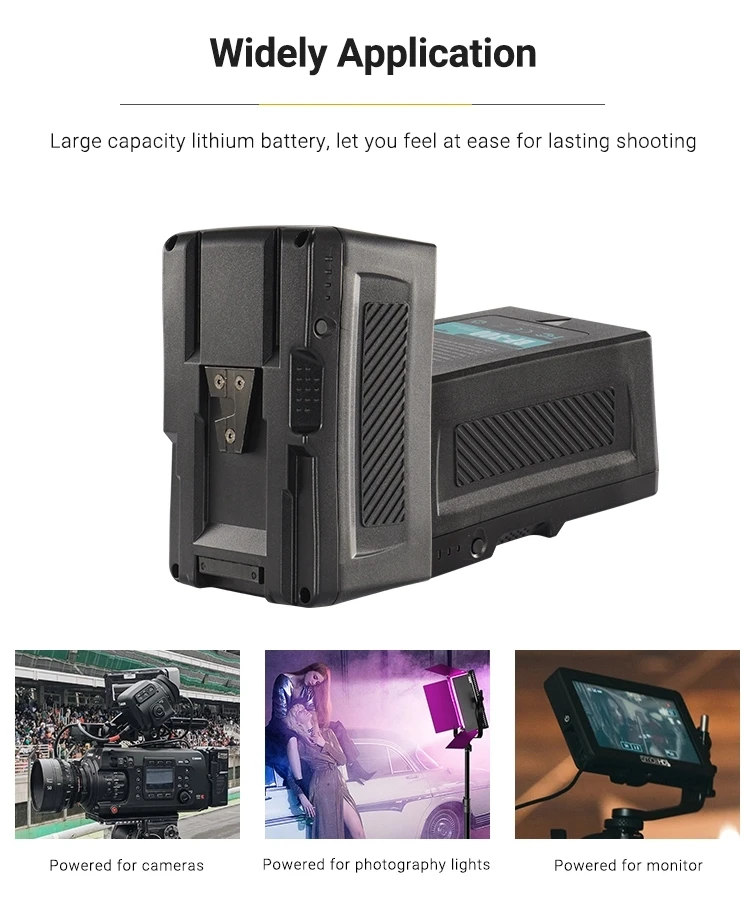 
Big capacity 14.8v 20400mah 300wh digital battery rechargeable ion li v mount camera battery 