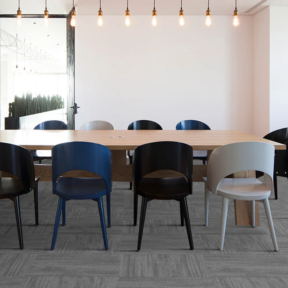 Kaili Commercial Square Carpet Tiles 50x50cm Machine-Made Block Flooring with Nylon Plain 50x50cm Tile Carpet