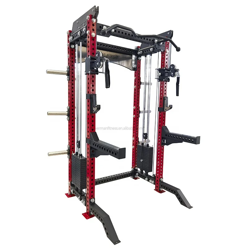 New Professional Fitness Equipment Commercial Multi Station All In One Cable Machine Gym