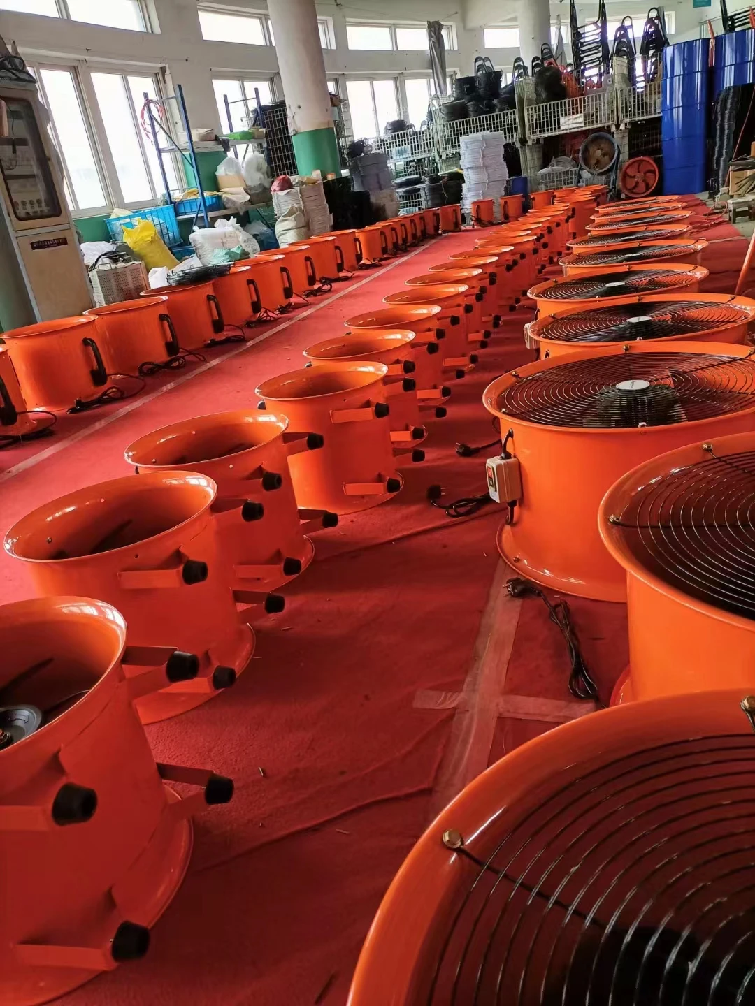 110V 220V 12inch Portable Axial Flow Fan Ventilation Blower 200MM Portable Axial Flow Fan