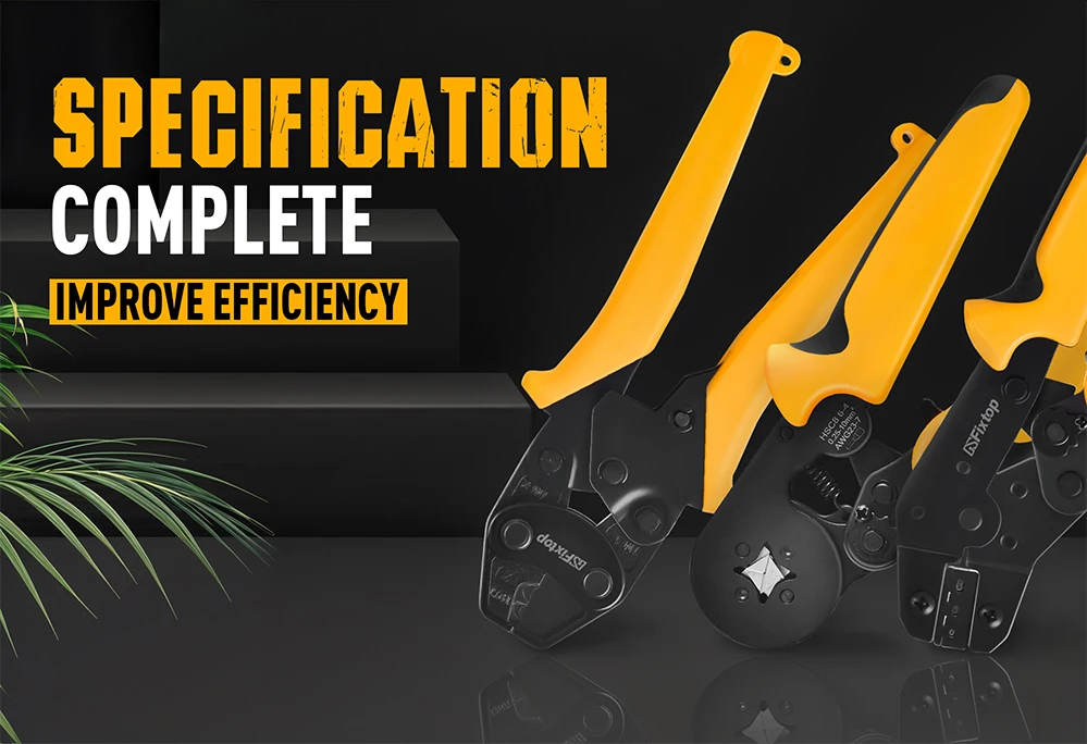 Portable Manual Crimping Pliers with Stripper and Cutter for Wire Cable Installation crimping tool for cable lugs