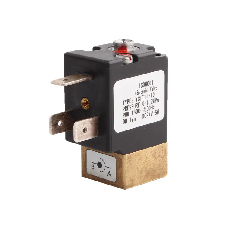 Parker Brass medical miniature proportional air solenoid valve for ventilator