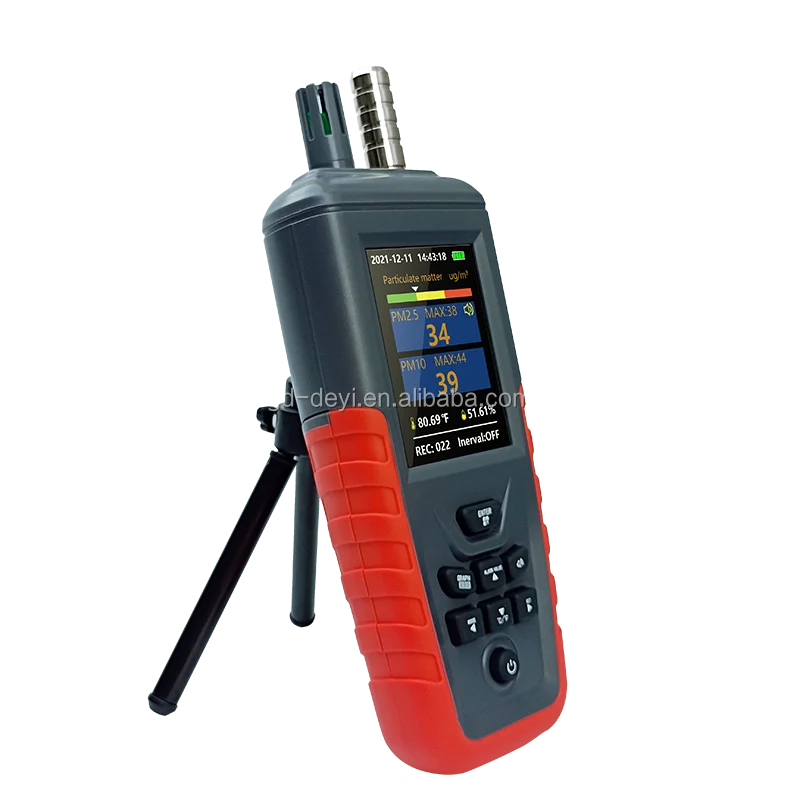 Portable handheld 6channel laser dust air cleanroom airborne particle counter price tc8200