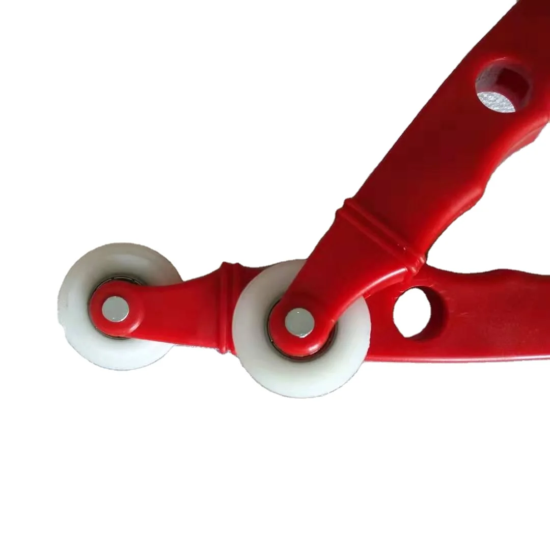 Professional Window Screen Installation Tool with Steel Plastic Convex Roller Wooden Handle Yarn Presser Wheel