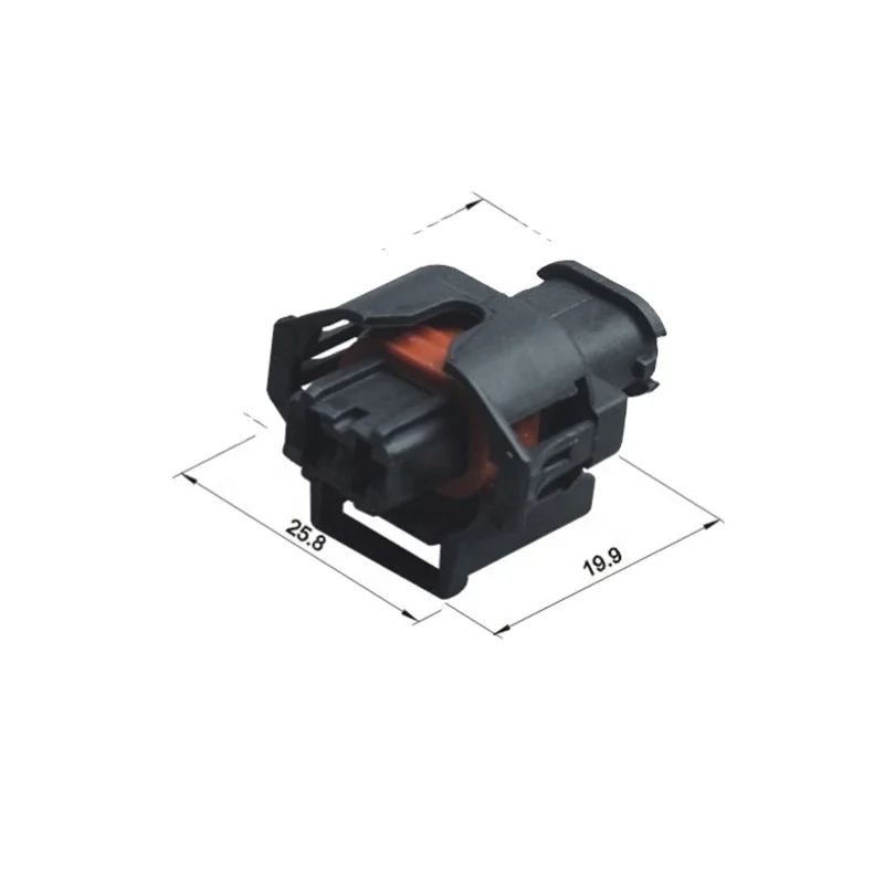 2 pin male female boschs type sensor plug waterproof auto injector connector