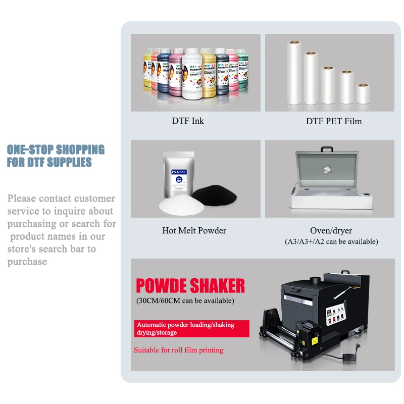 Direct To Film Printer Dtf A3 Printing Machine Textile Dtf Printer Xp600  Dtf For T-shirt Cloth