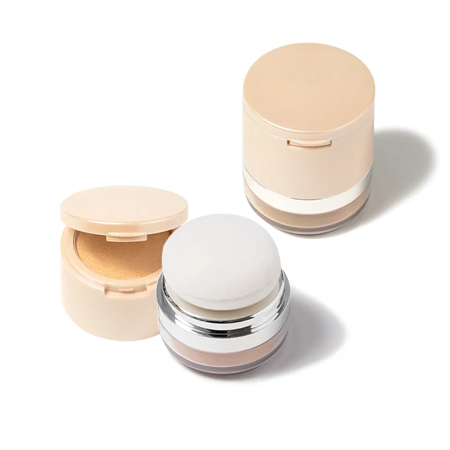 Loose Powder Bronzer + Golden Pearl Highlighter 2 in 1 with Applicator, For All Skin Types