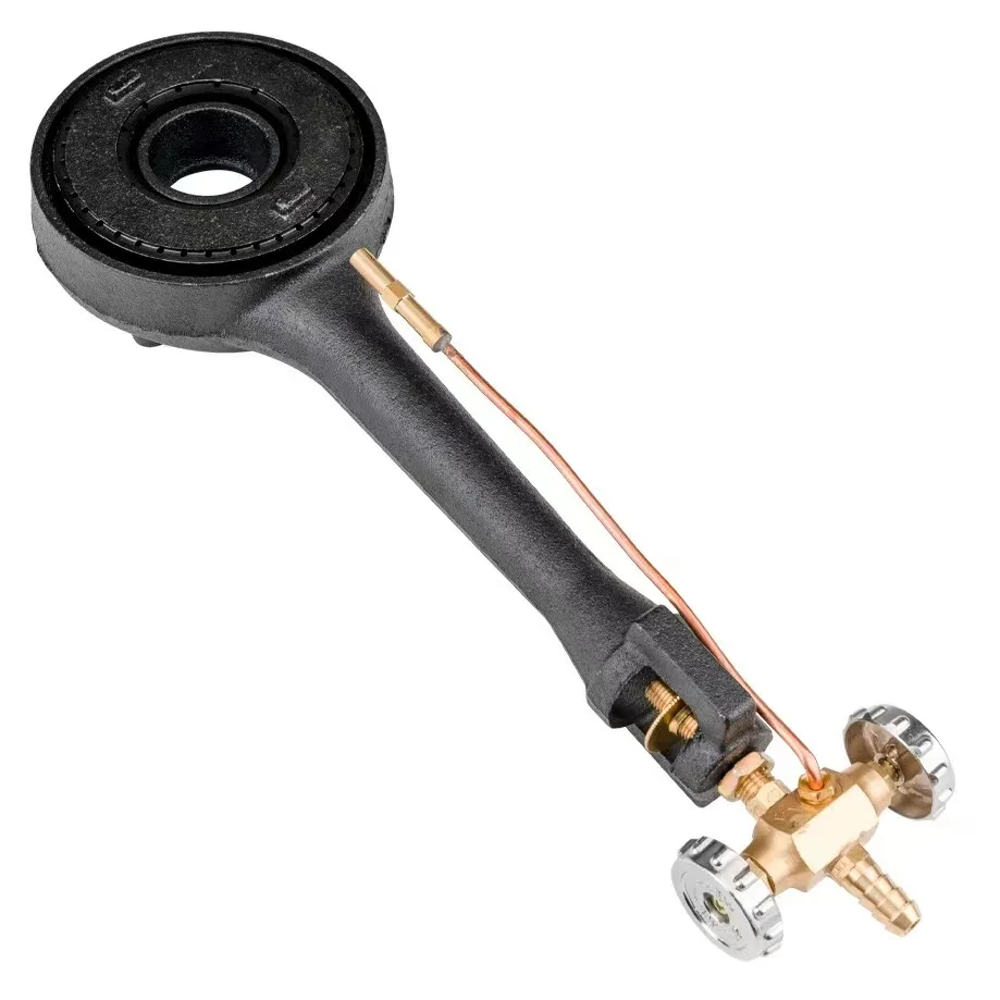YIUAN low price high pressure gas stove burner parts industrial cast iron single burner wok stove in cooking