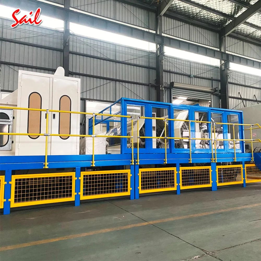 Changshu Sail machinery double cylinder double doffer carding machine for nonwoven fabric