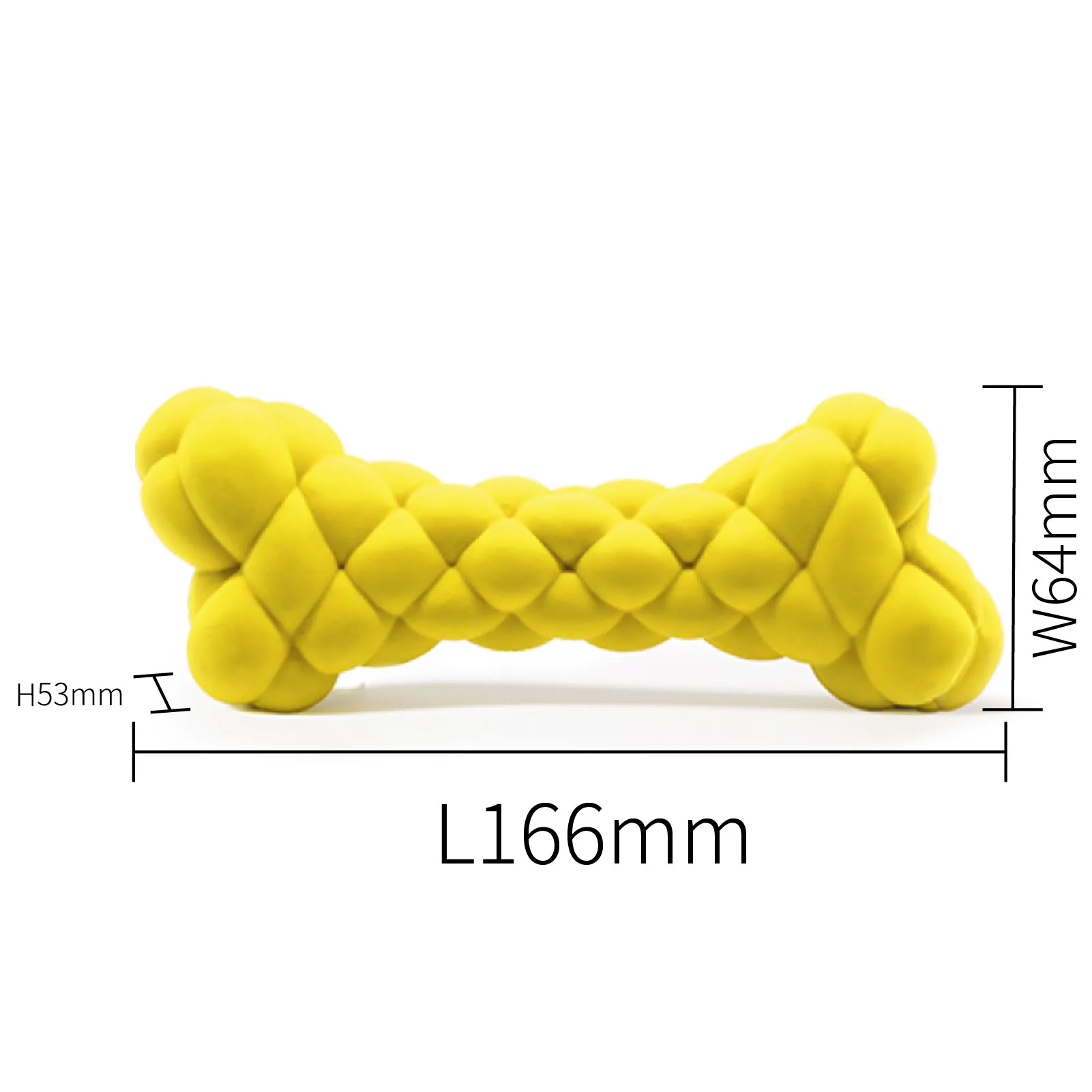  Vking Manufacturers Durable Soft Natural Rubber Squeaky Dumbbell Bubble Bone Pet Chew Dog