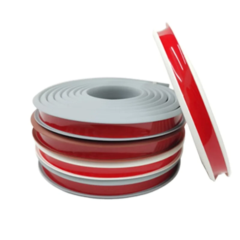 U-shaped wooden furniture cabinet buckle PVC cabinet kitchen edge banding U-shaped self-adhesive decorative edge banding