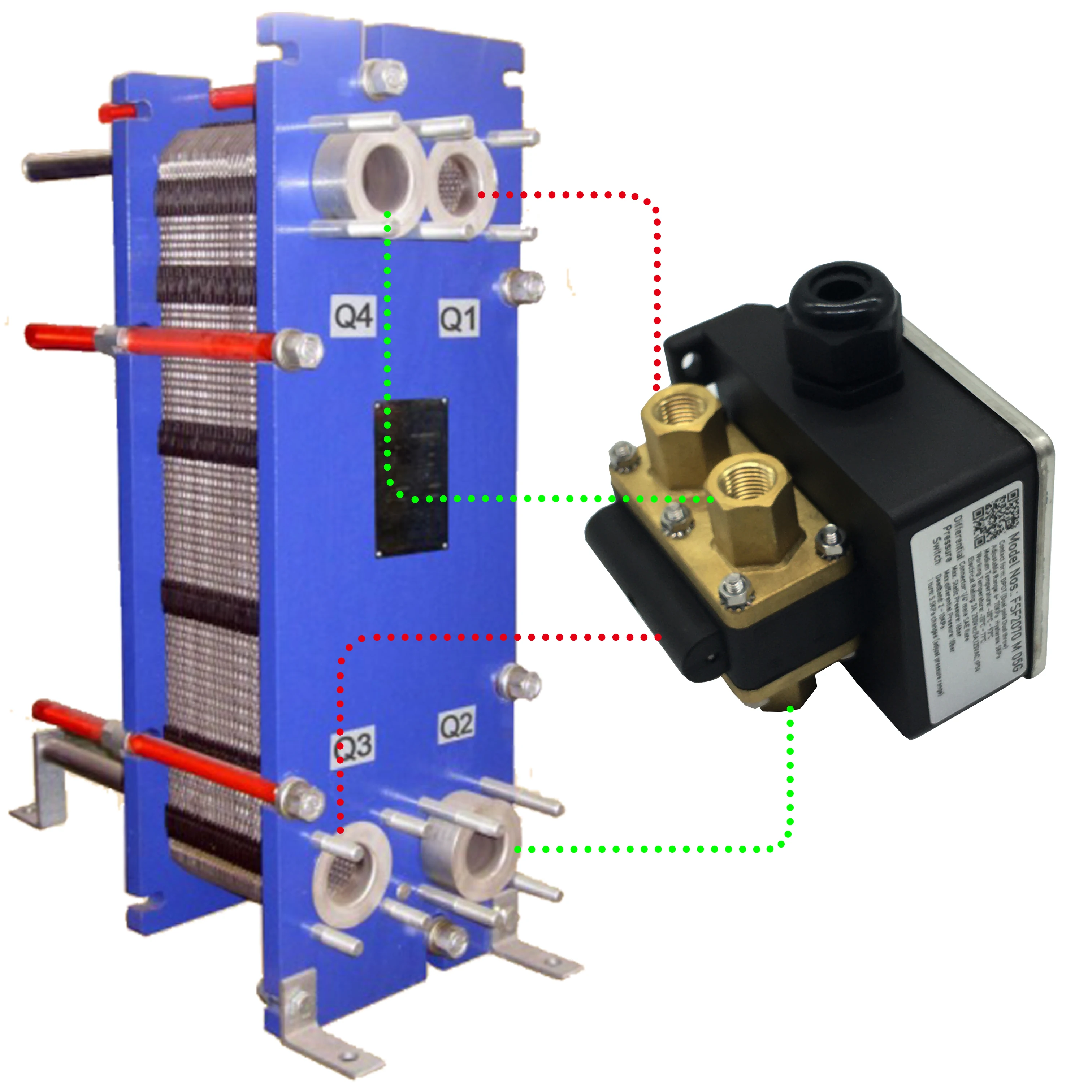 Oil differential pressure switches are used to protect refrigeration compressors against low oil pressure in refrigeration & AC