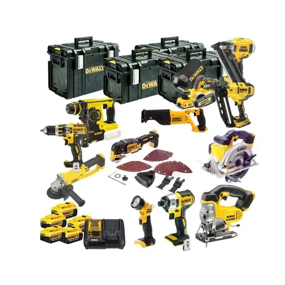 Tdkit12x5 Xr 18v 12 Piece Power Tool Kit With 5x 4.0ah Batteries Combo Kit Cordless Drill
