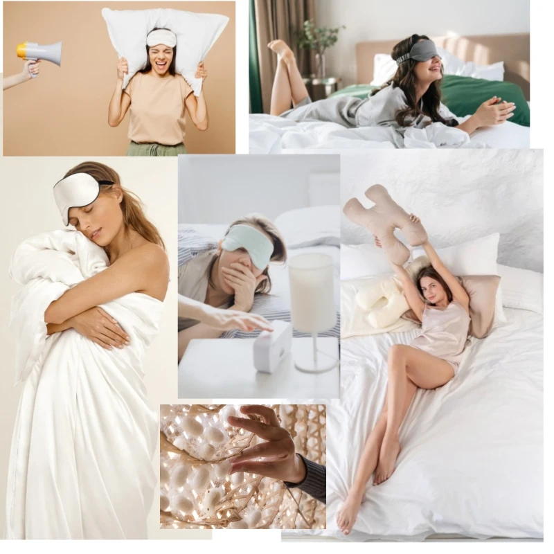 CUSTOMIZED Eye Cover Pure Color Silk Mask logo 100% Eyemask Sleeping