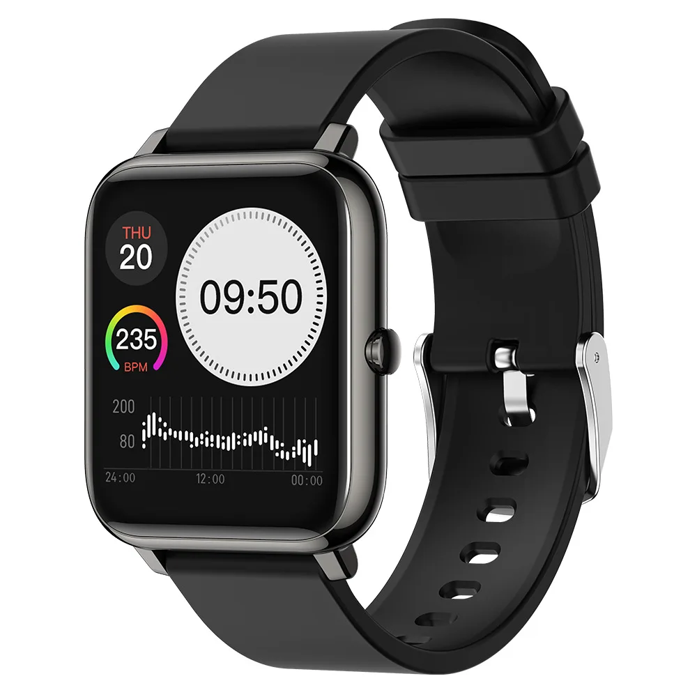 
Amazon горячие Smartwatch полный сенсорный водонепроницаемый интеллигентая (ый) часы устройство для отслеживания сердцебиения во время сна мониторы Модные Фитнес часы Смарт-часы 
