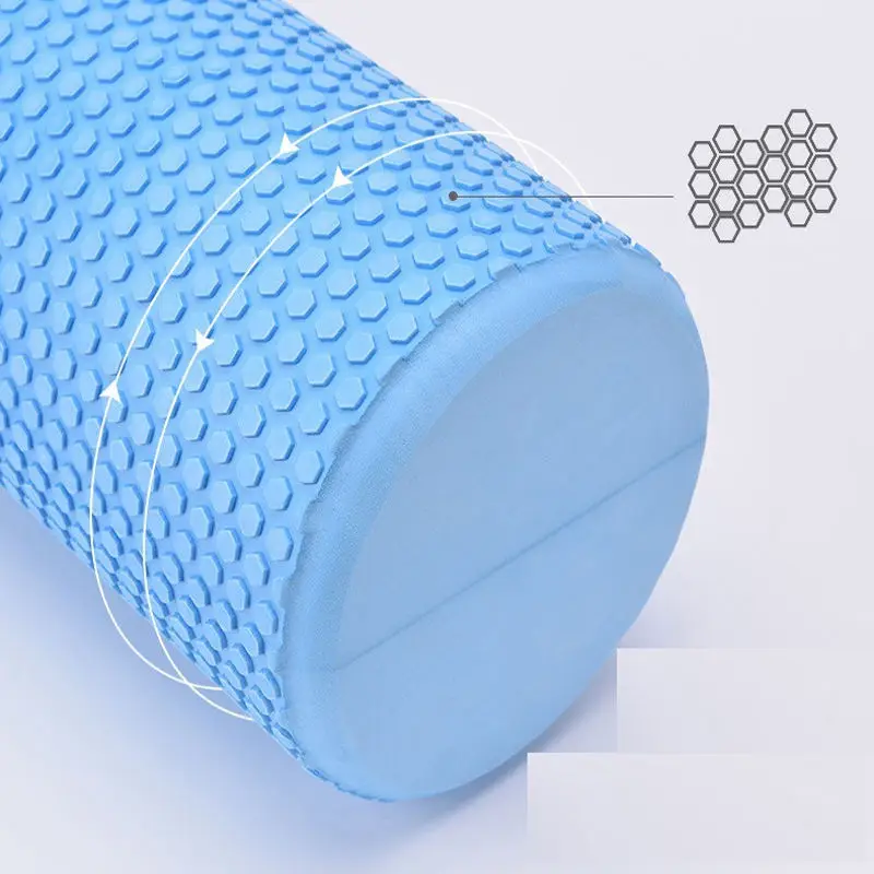 12/ 18/ 24/ 36 inch muscle fitness massage yoga roller for back Custom logo hollow back eva foam roller