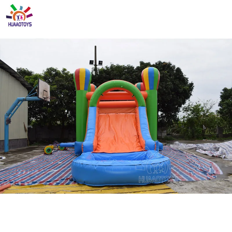Moonwalk Inflatable Air Balloon Combo Themed Bouncer Jumping Bouncy Castle Jumper Bounce House With Water Slide For Jump