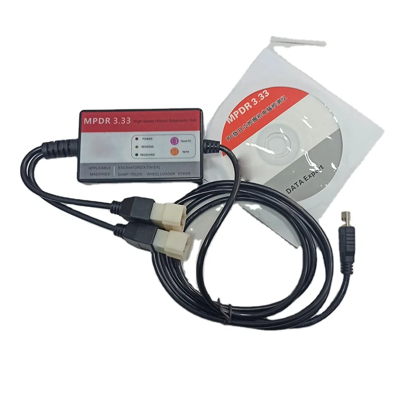 Engine Detector Device MPDR3.33 Scanner With Software for Hitachi ZX-5G ZX-6 ZX-7 Excavator Data Link Diagnostic Tool Kit