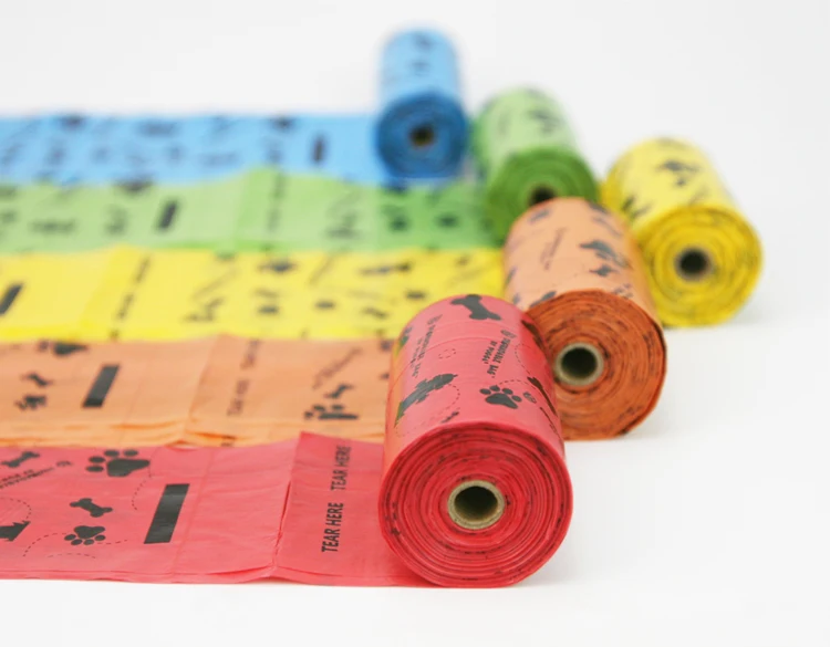 Wholesale  customized eco friendly high quality scented green biodegradable portable doggy poo dog waste plastic