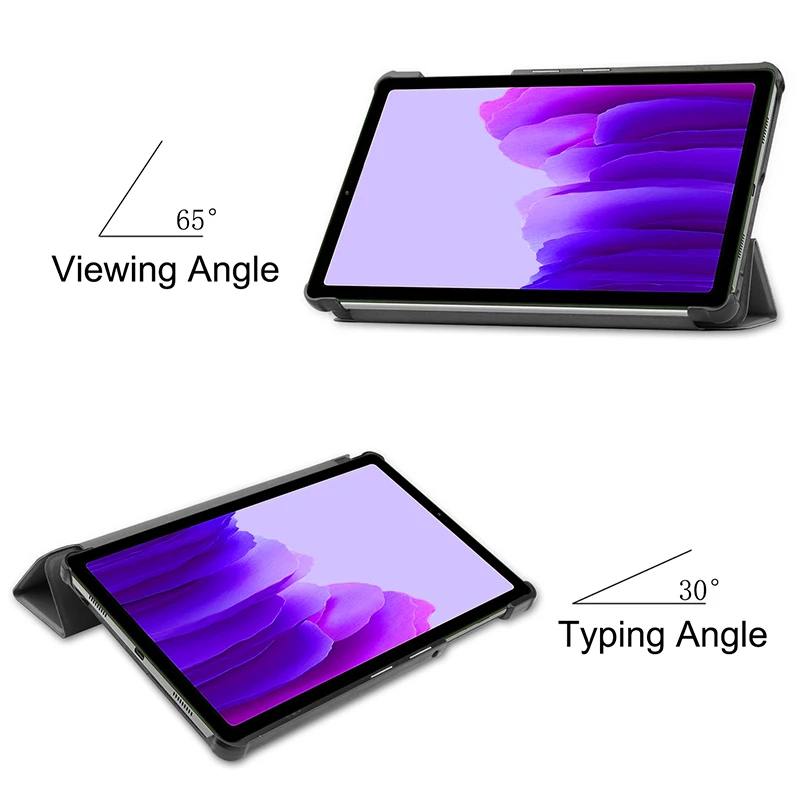  Новый продукт чехол для планшета тройного сложения из полиуретана Samsung Galaxy Tab A7 Lite 8 7 T220