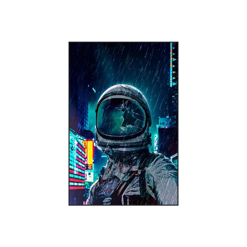 Астронавт Межзвездный современный домашний художественный Рисунок для спальни настенный Декор картина печать