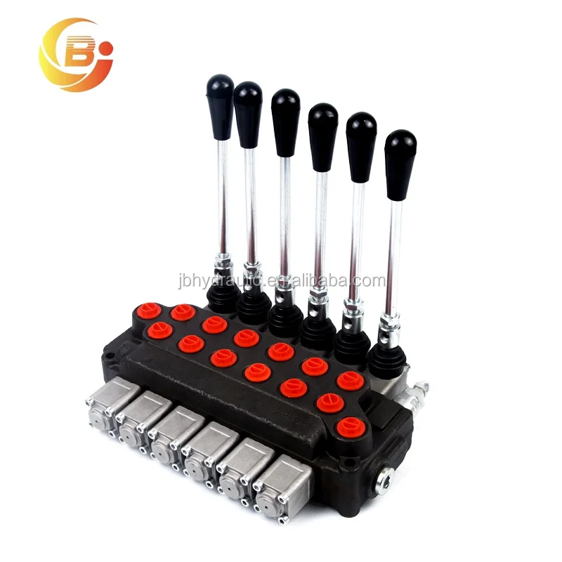 Manufacturer Price 6 Spool DCV40 Hydraulic Remote Control Valve Hydraulic Control Valve