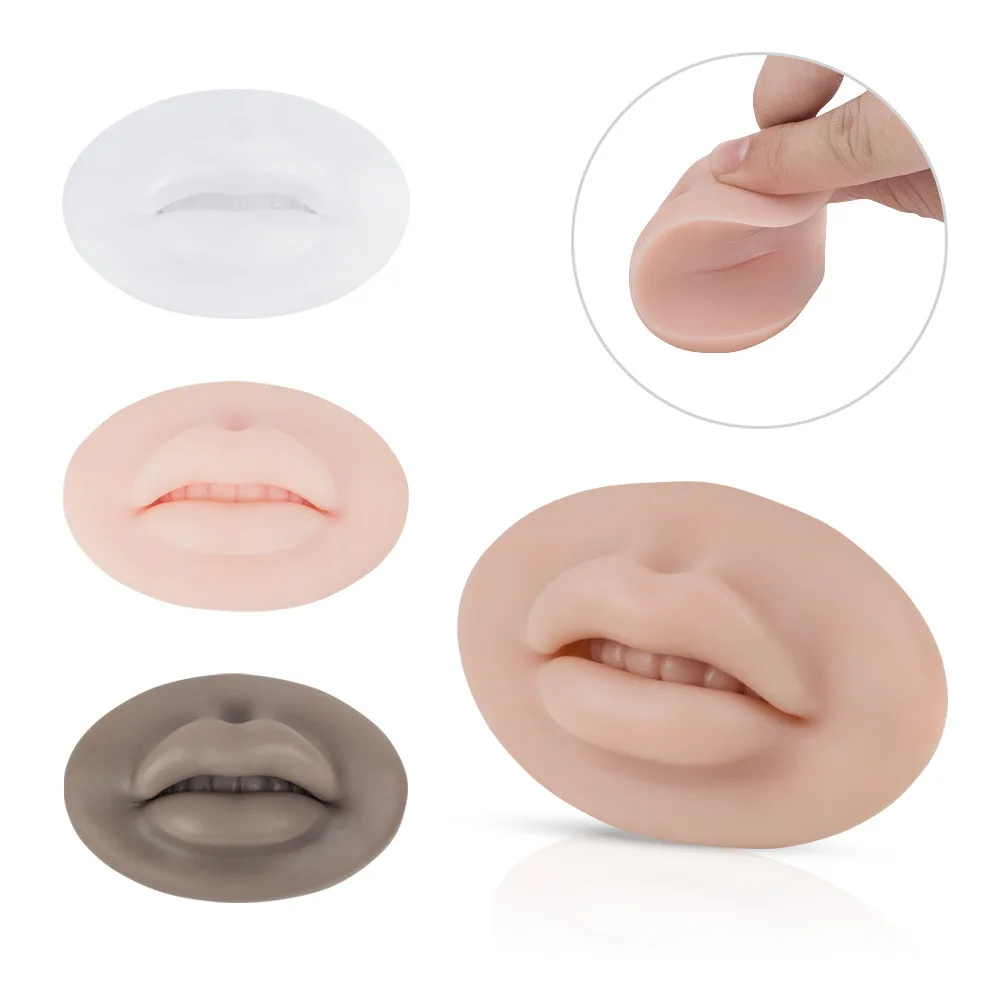 Realistic Silicone Lips Model Practice Display Lip Mold