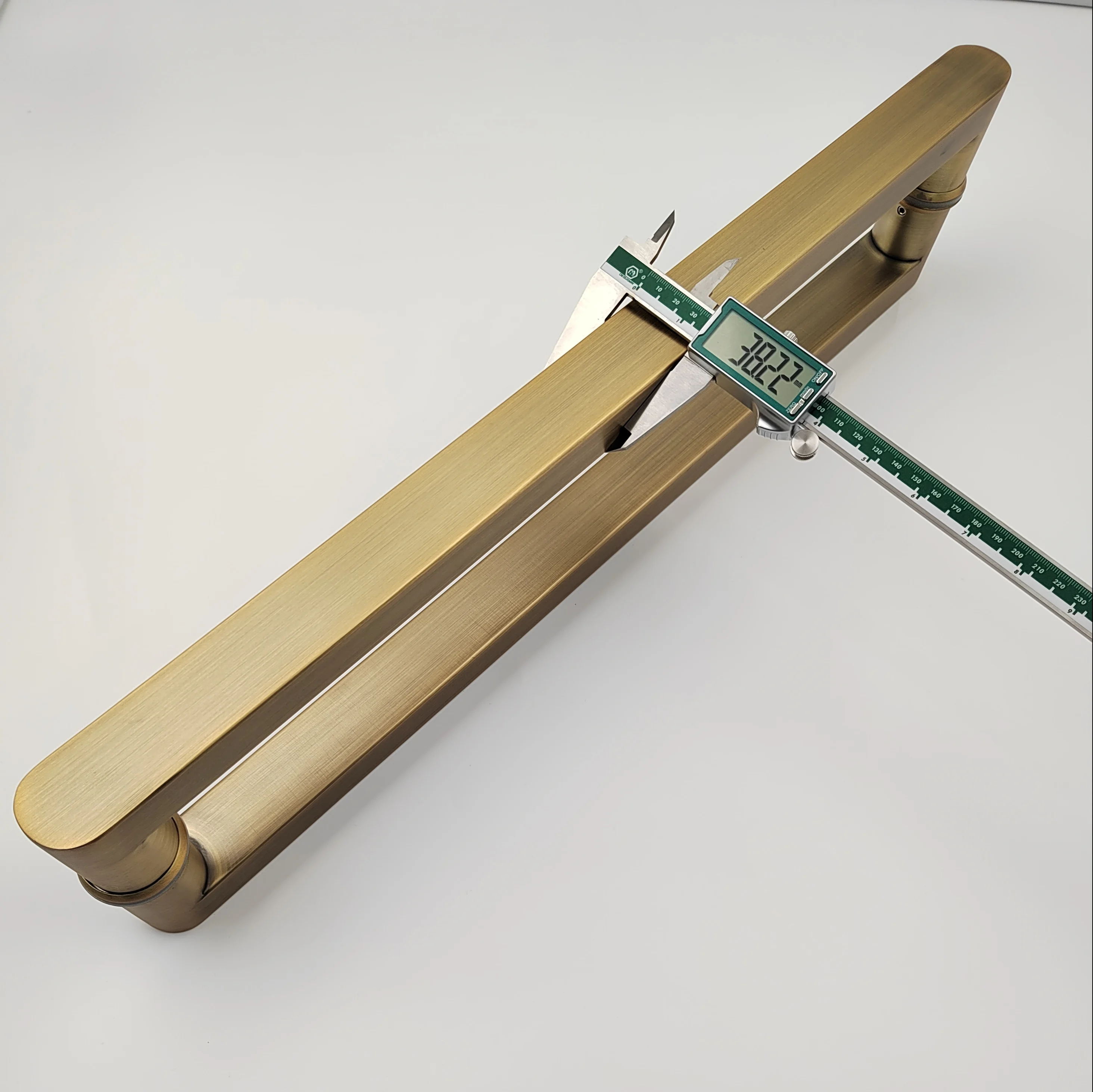 Customized  U shape glass door stainless steel 304 pull handles commercial panic push door handle for glass