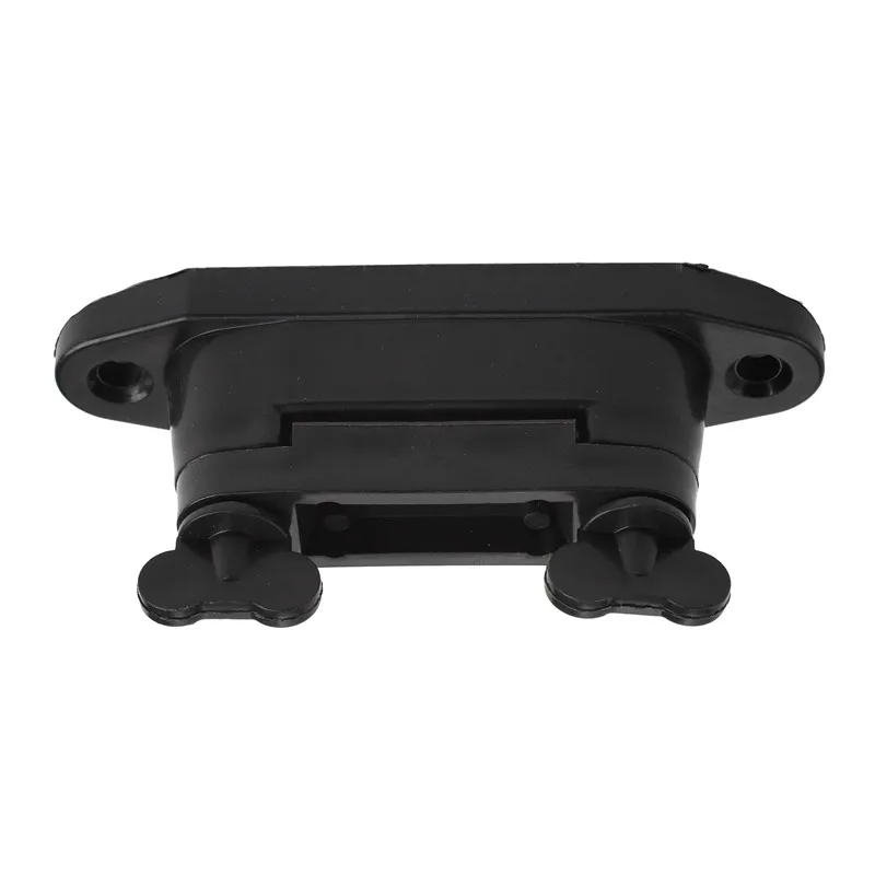 Electric fence wooden post black plastic clamp insulator for 40mm polytape